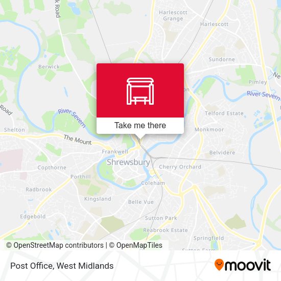 Post Office map