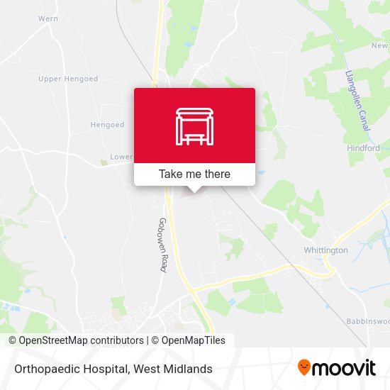Orthopaedic Hospital map