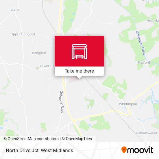 North Drive Jct map