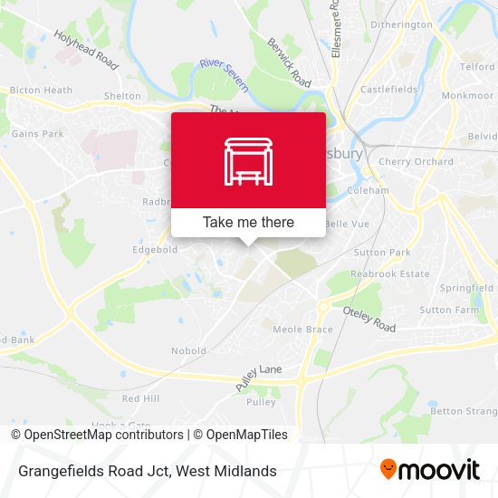Grangefields Road Jct map