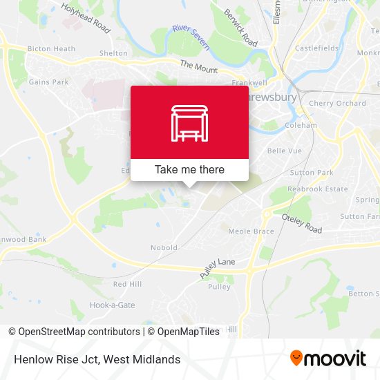 Henlow Rise Jct map
