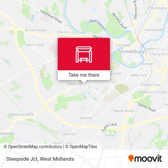 Steepside Jct map