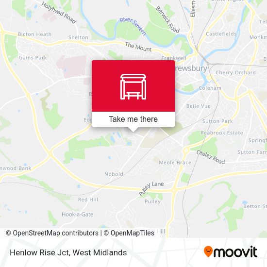 Henlow Rise Jct map