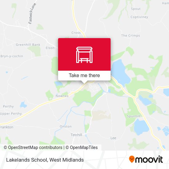 Lakelands School map