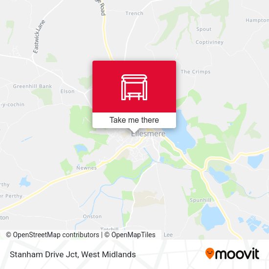Stanham Drive Jct map