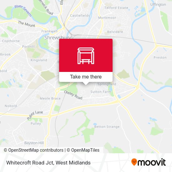 Whitecroft Road Jct map