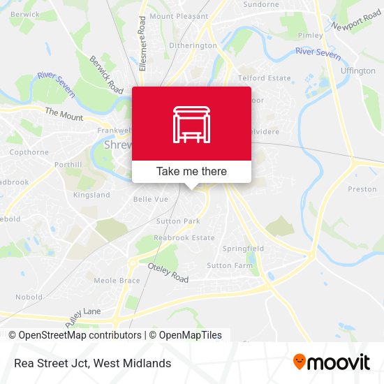 Rea Street Jct map