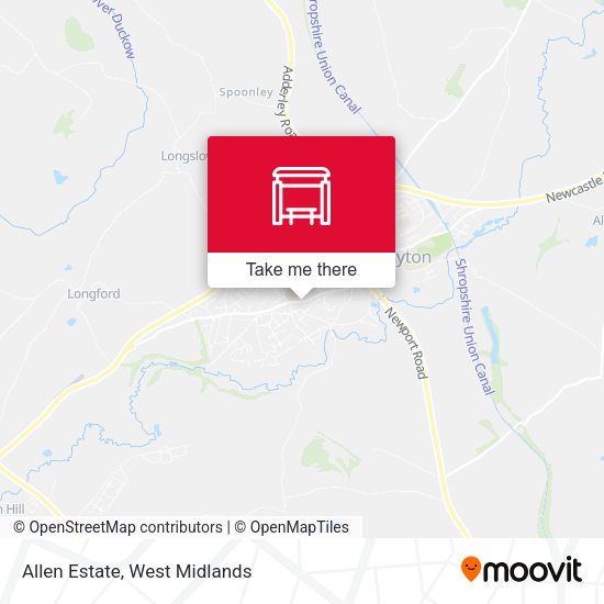Allen Estate map