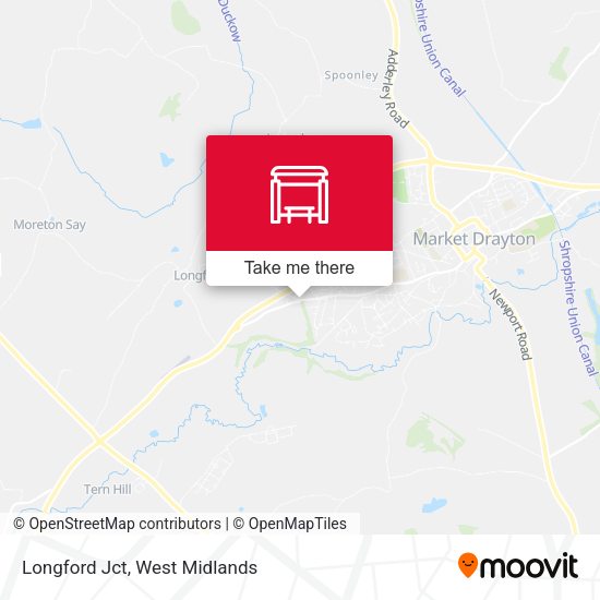 Longford Jct map