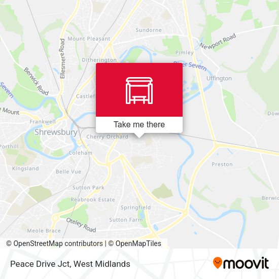 Peace Drive Jct map