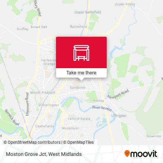 Moston Grove Jct map