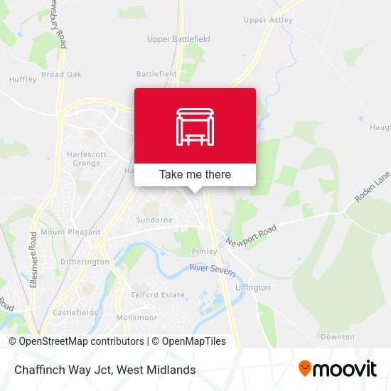 Chaffinch Way Jct map