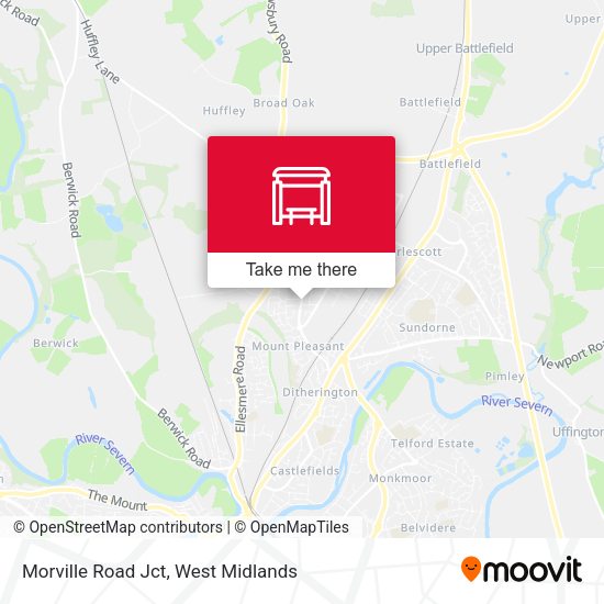 Morville Road Jct map