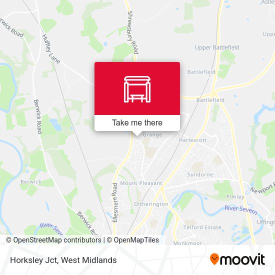 Horksley Jct map