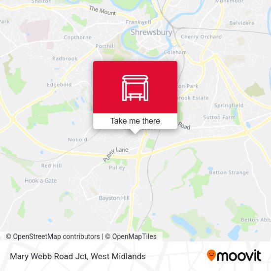 Mary Webb Road Jct map