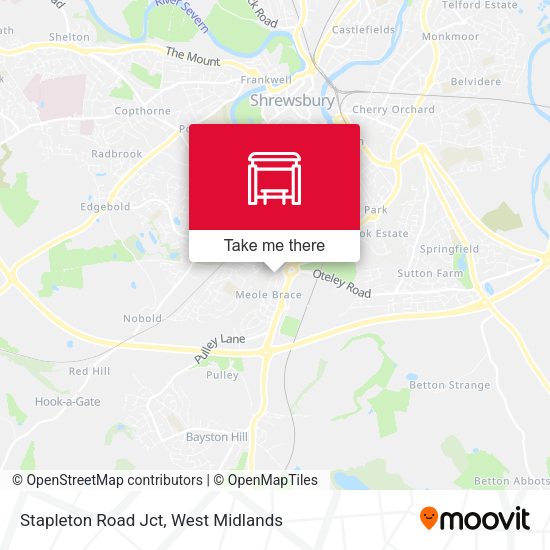 Stapleton Road Jct map
