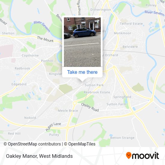 Oakley Manor map