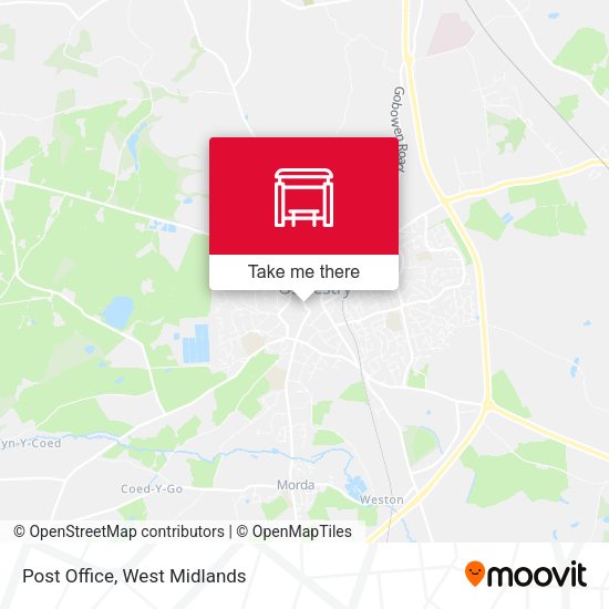 Post Office map