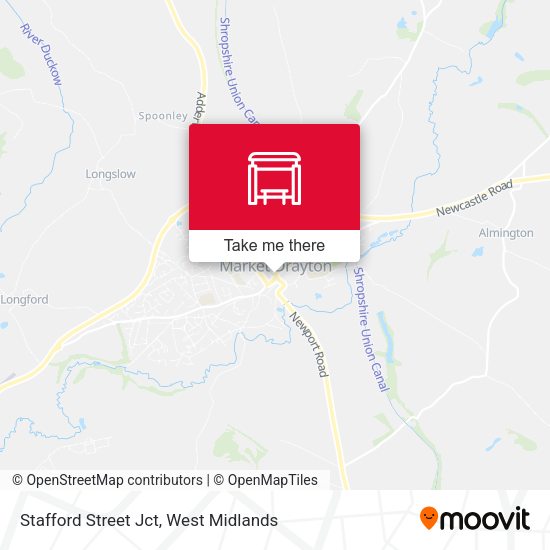 Stafford Street Jct map
