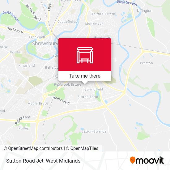 Sutton Road Jct map