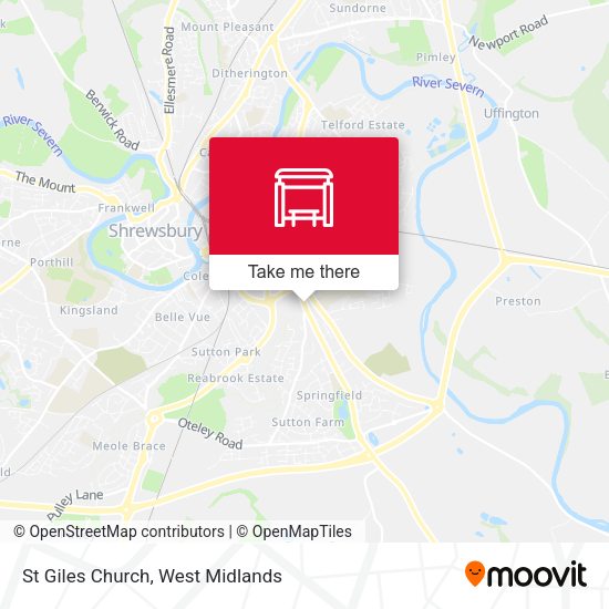 St Giles Church map