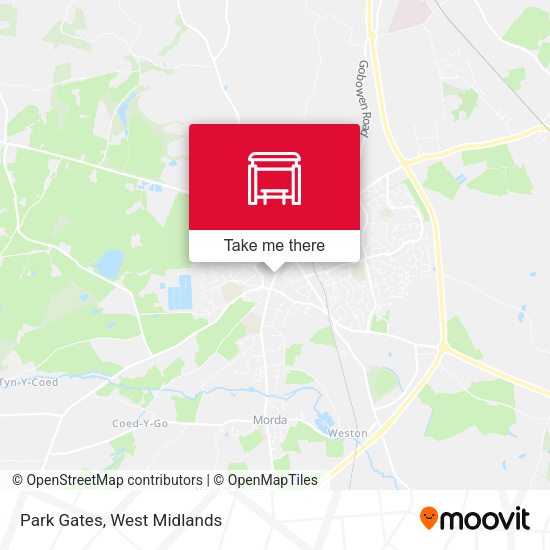 Park Gates map