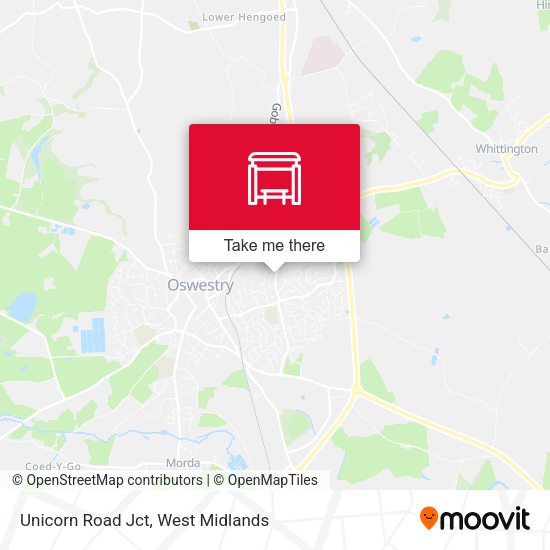 Unicorn Road Jct map