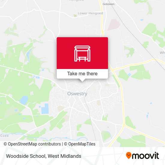 Woodside School map