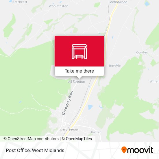 Post Office map