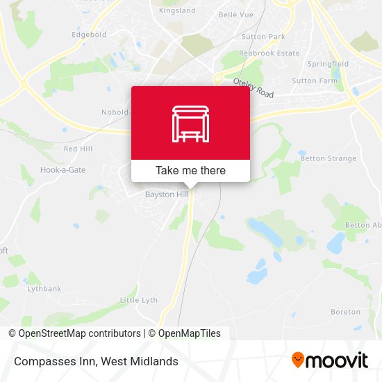 Compasses Inn map