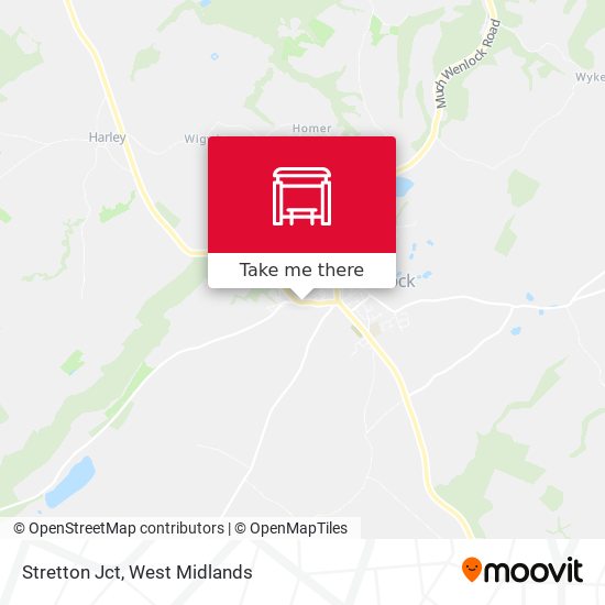 Stretton Jct map