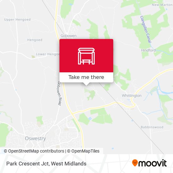 Park Crescent Jct map