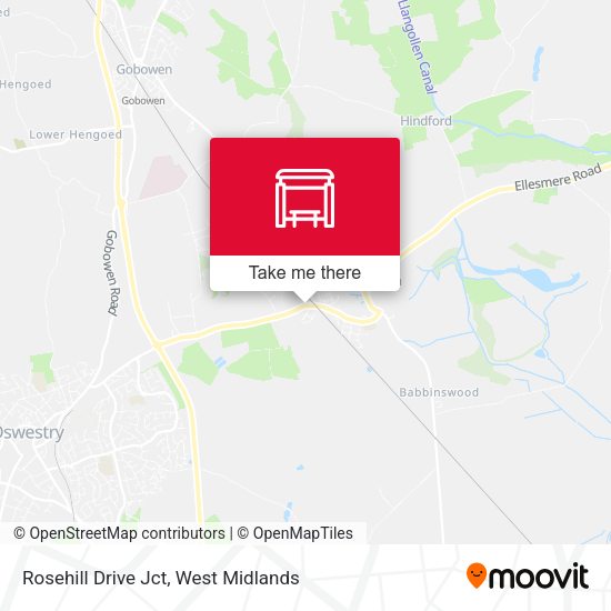 Rosehill Drive Jct map