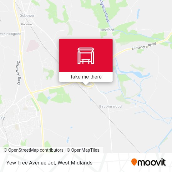 Yew Tree Avenue Jct map