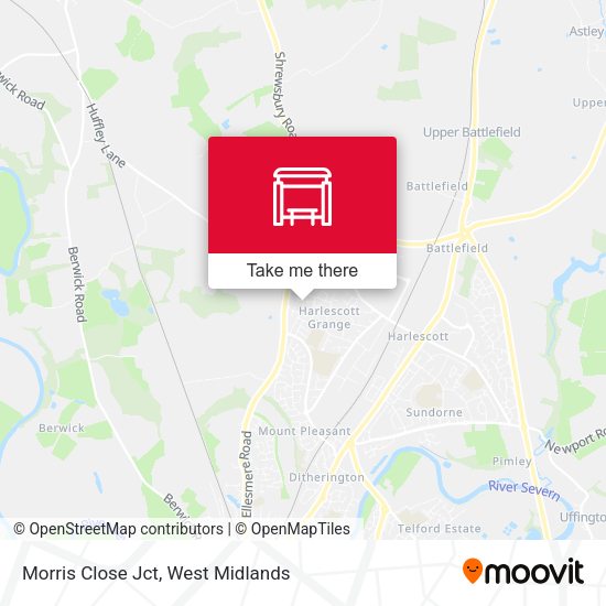 Morris Close Jct map