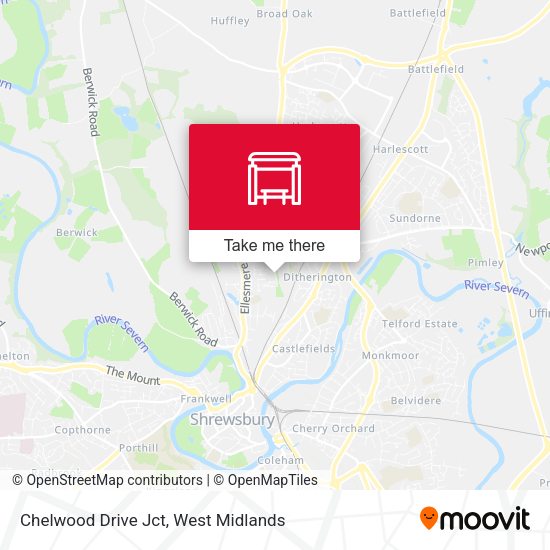 Chelwood Drive Jct map