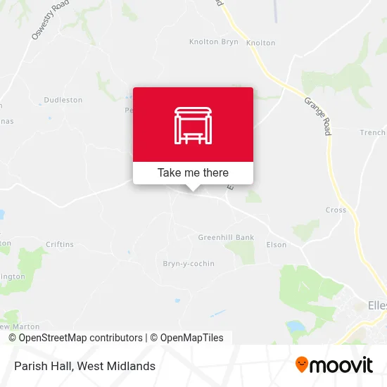 Parish Hall map