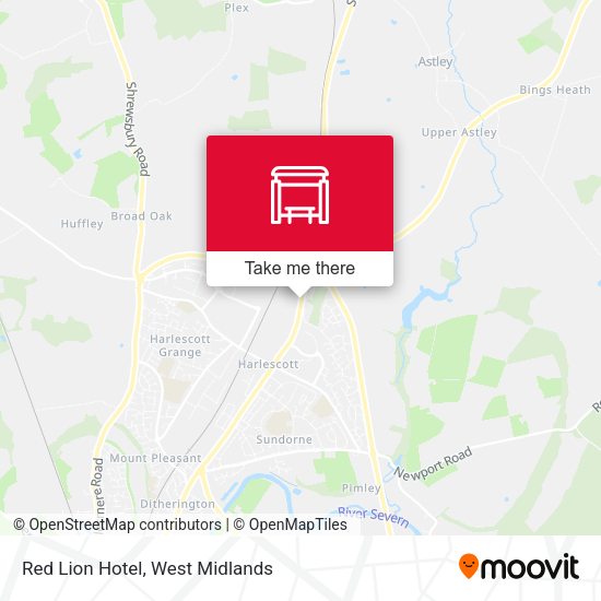 Red Lion Hotel map