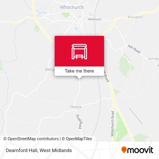 Dearnford Hall map