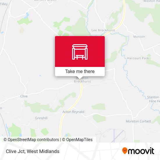 Clive Jct map