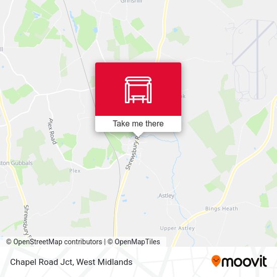 Chapel Road Jct map