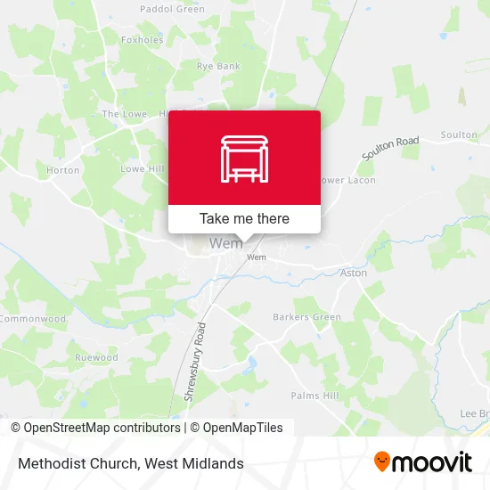 Methodist Church map