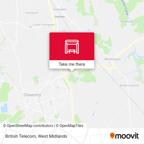British Telecom map