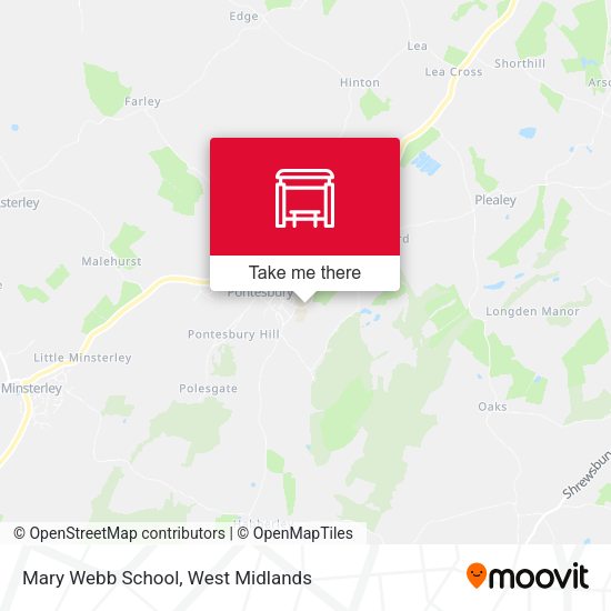 Mary Webb School map