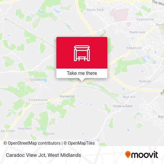 Caradoc View Jct map