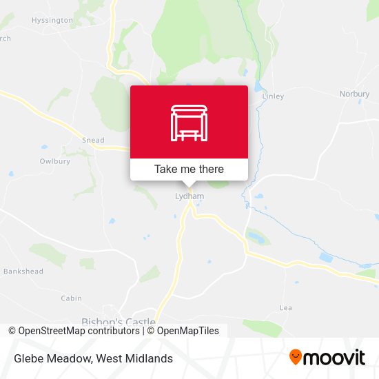 Glebe Meadow map