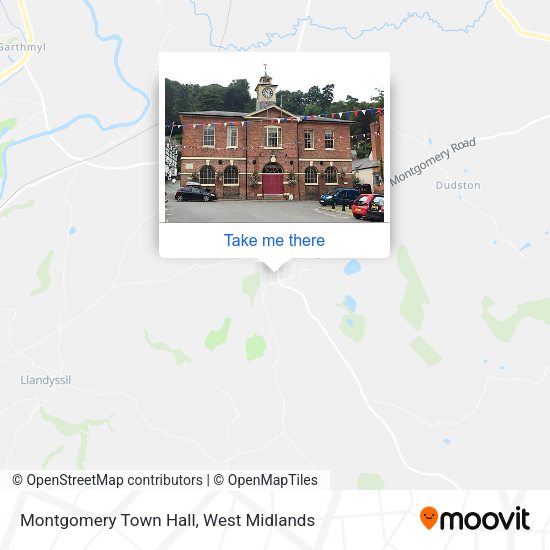 Montgomery Town Hall map