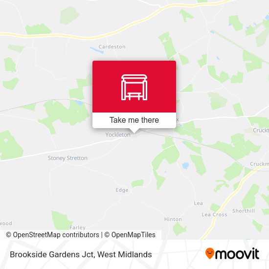 Brookside Gardens Jct map