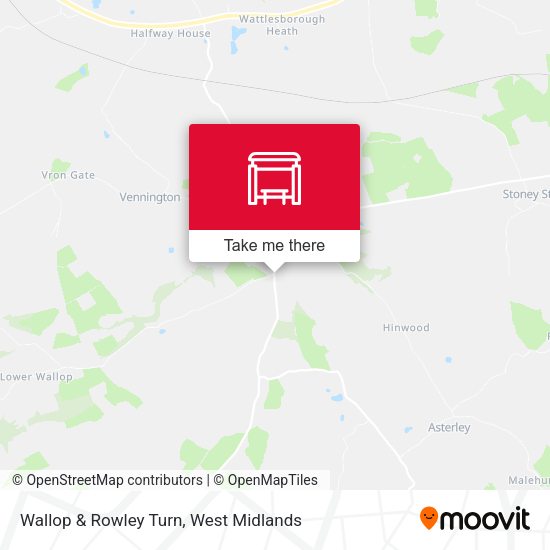 Wallop & Rowley Turn map