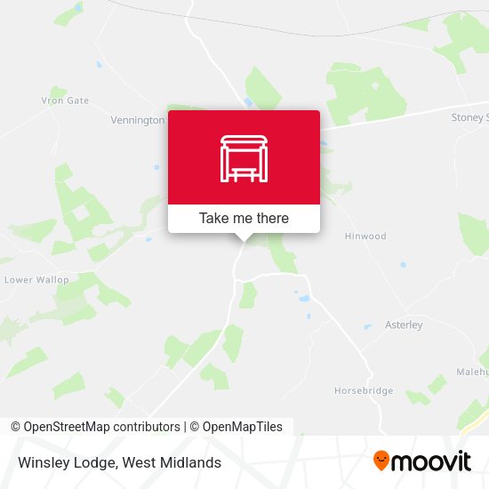 Winsley Lodge map